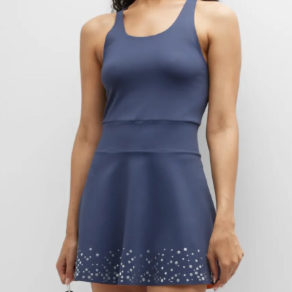 ULTRACOR BLUE PARTY GLITZ DIYA DRESS MEDIUM